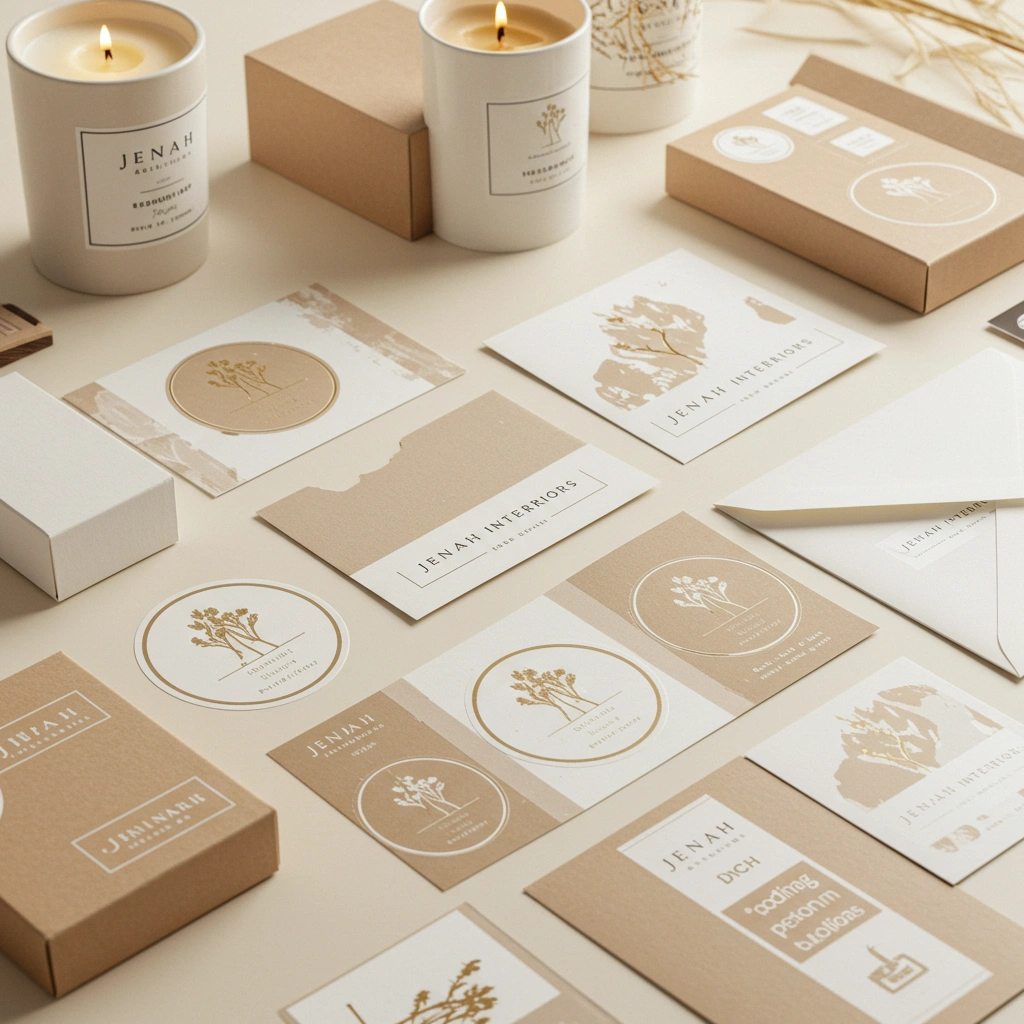 branded stickers for packaging