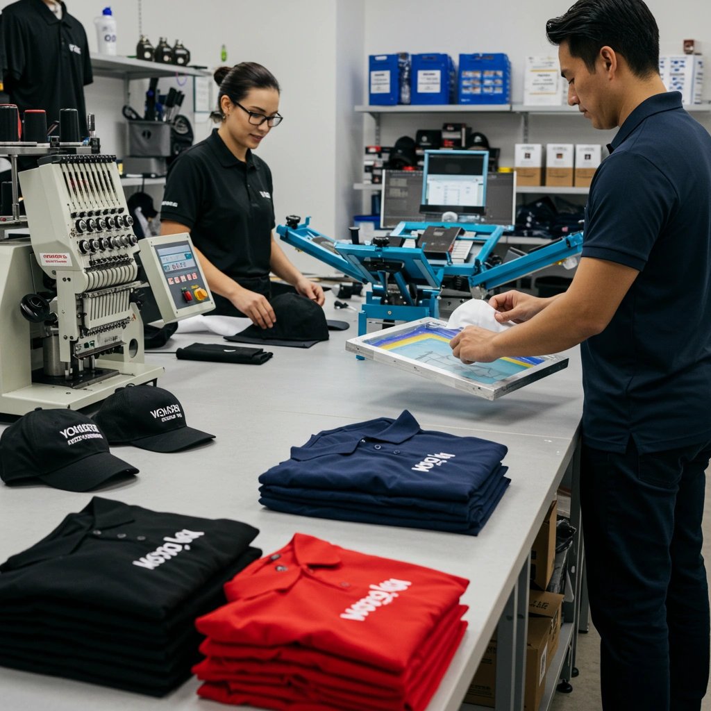 custom apparel for business near me