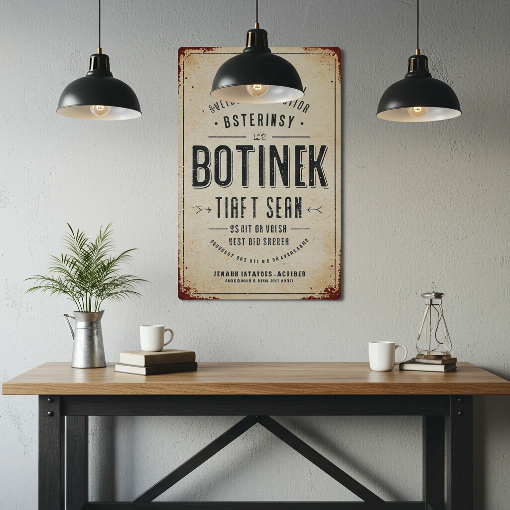 Custom Tin Signs for outdoors