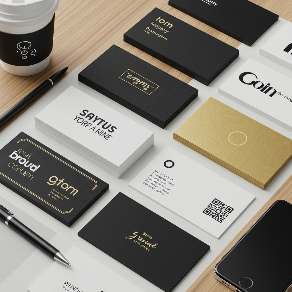 business card design ideas for artists