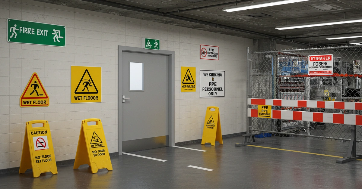 Safety & Premade Signs for Workplaces - EcolorPrinting